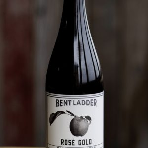 A bottle of Rose Gold cider